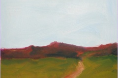 Central Arizona, Oil on Paper, 5x7, c MIchael LIebhaber, 2005